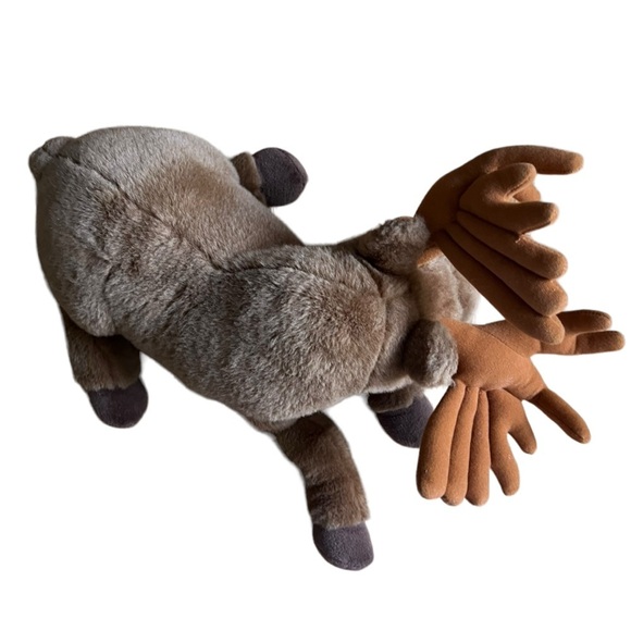 Dakin Lou Rankin Friends Moose Plush Stuffed Animal Toy Adorable Soft Brown - Picture 4 of 8